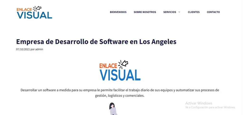 5 mejores empresas de Desarrollo de Software en los Ángeles Empresa Enlace Visual
